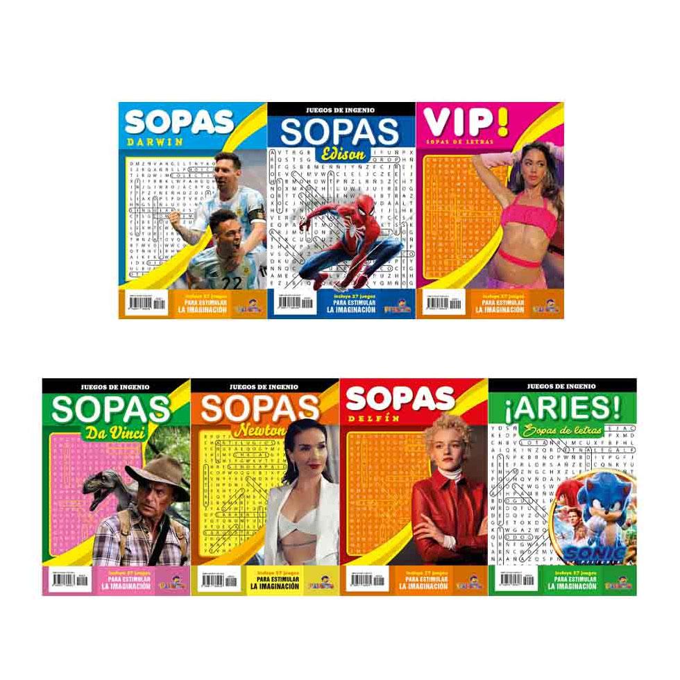 Sopas de letras - 8 tit