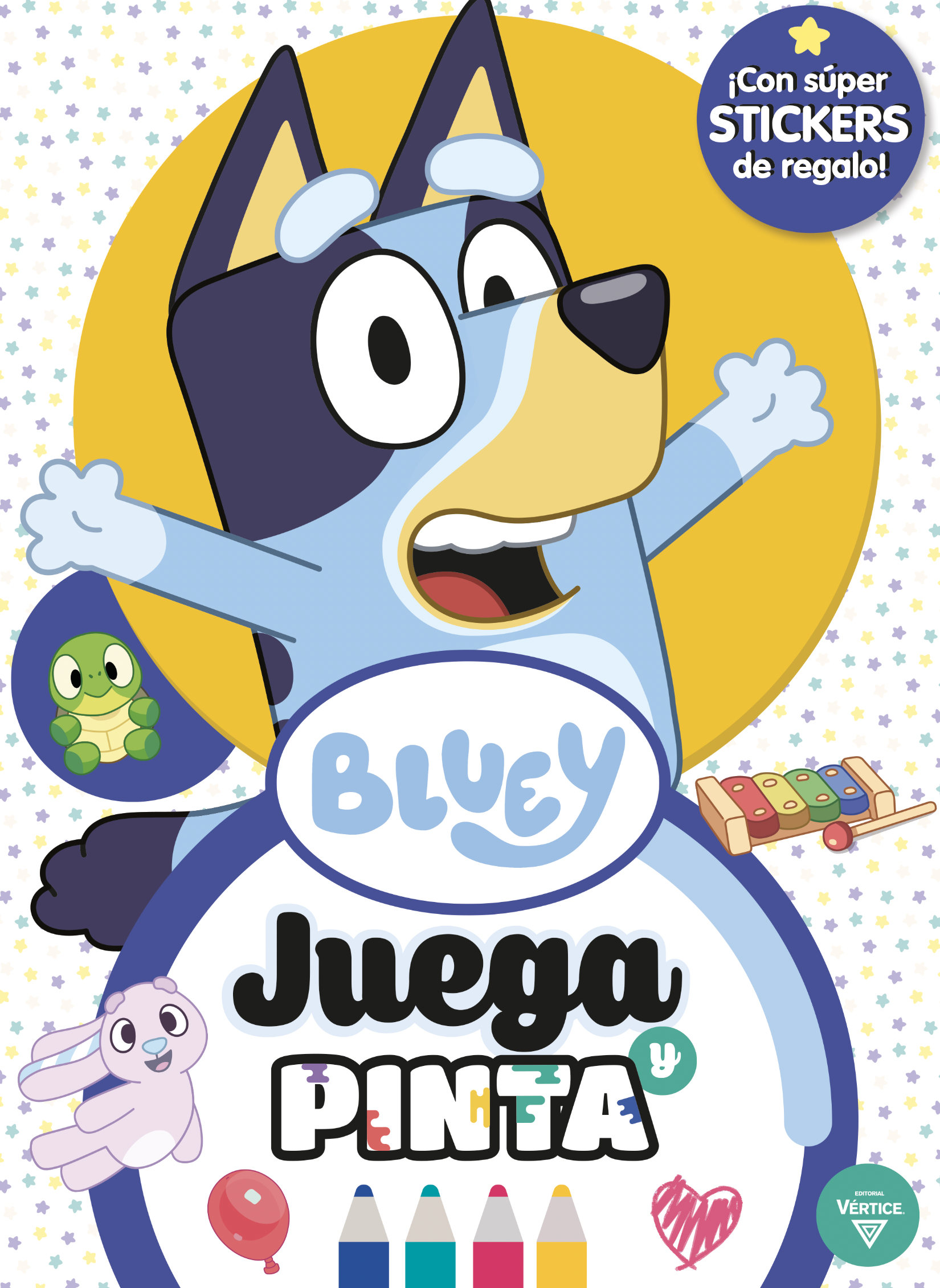 Pinta y juega c/stickers (5 tit.)