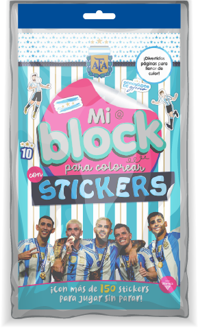 Mi Block para colorear con stic. AFA