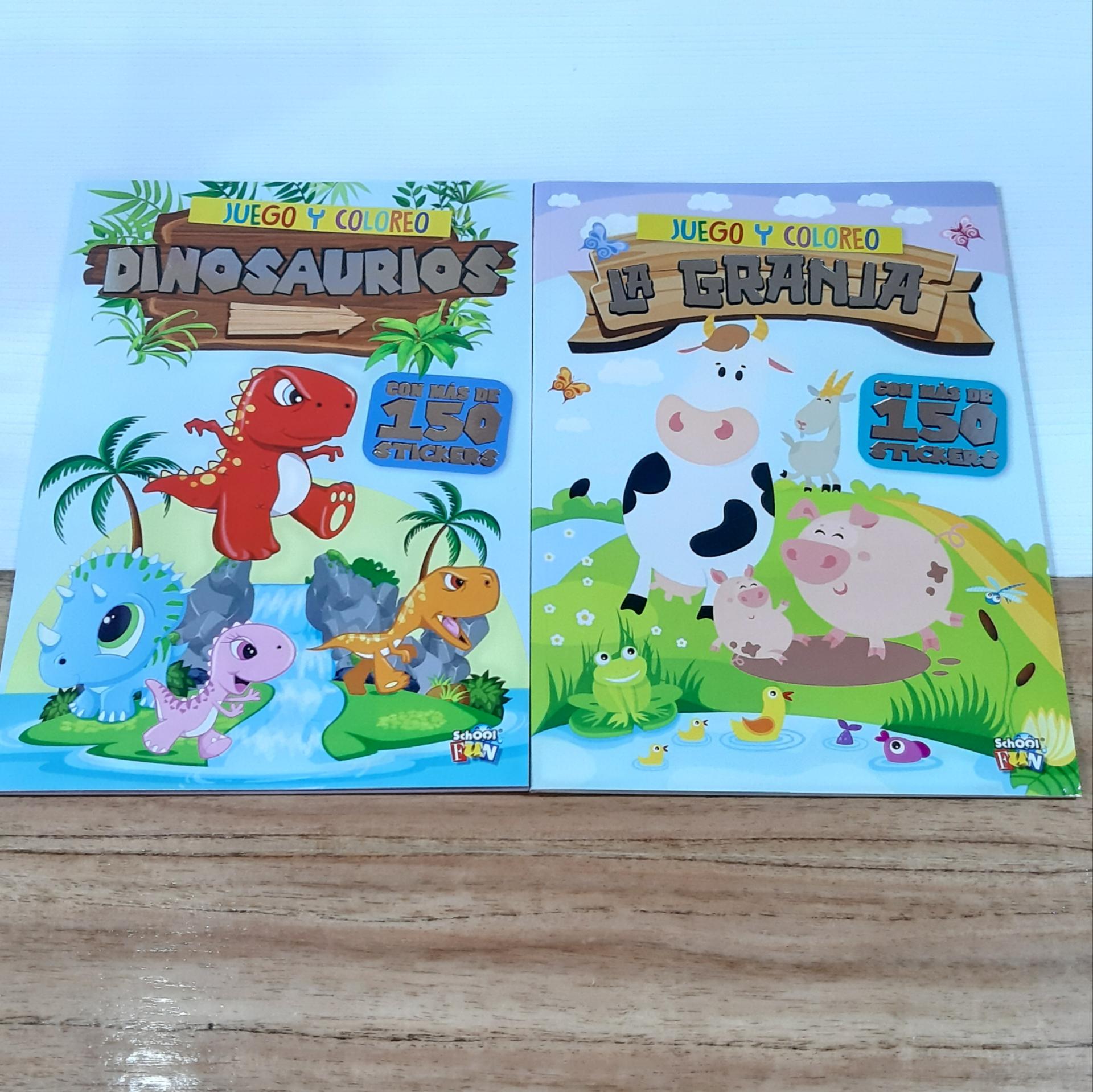 Juego y coloreo (2 tit)