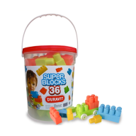 Balde super blocks 36 pzs
