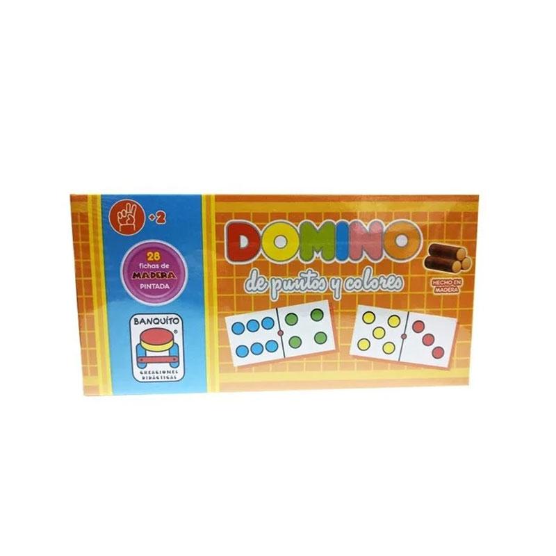 Domino de puntos y colores