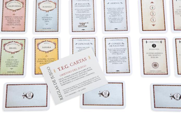 Teg cartas c/blister