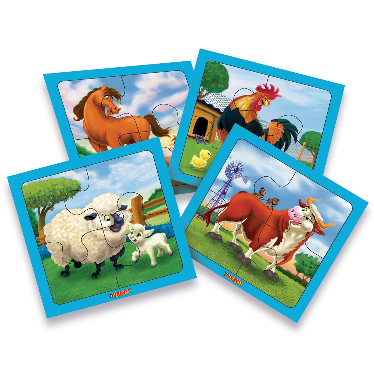  4 Puzzles De 4 Piezas