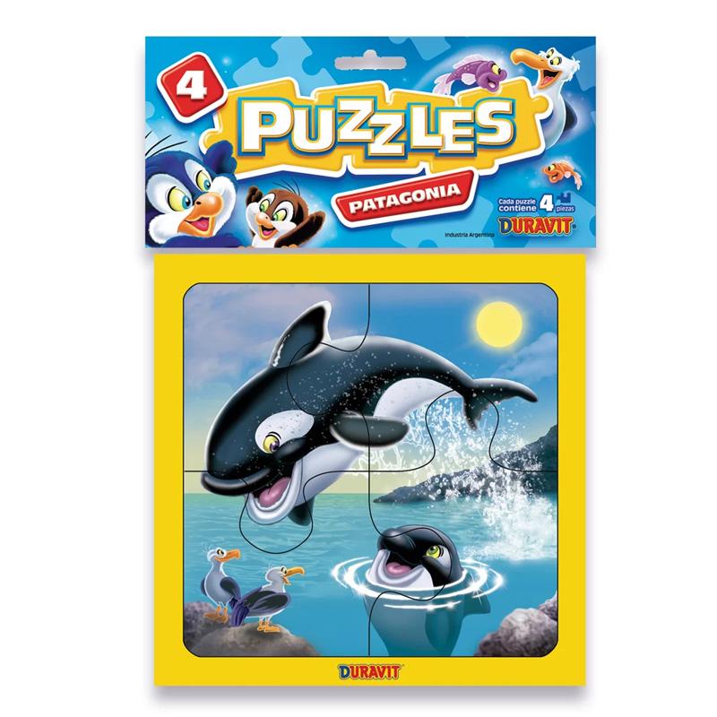  4 Puzzles De 4 Piezas