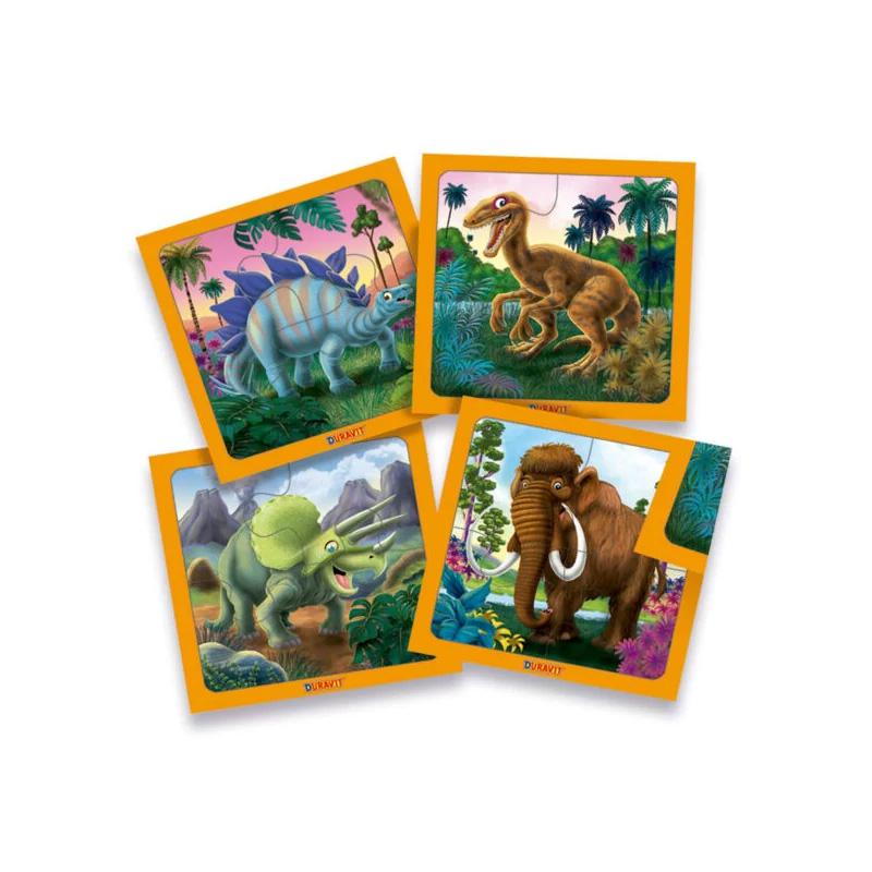 4 Puzzles De 4 Piezas
