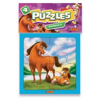  4 Puzzles De 4 Piezas