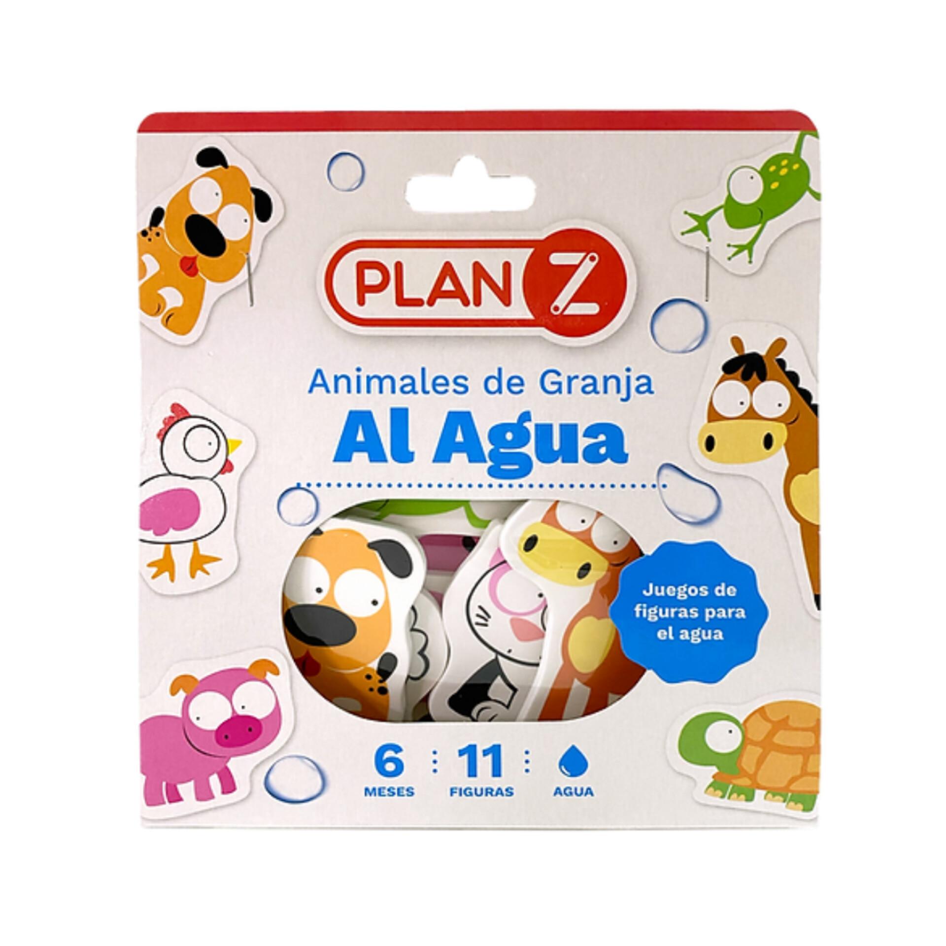 Animalitos de la granja al agua