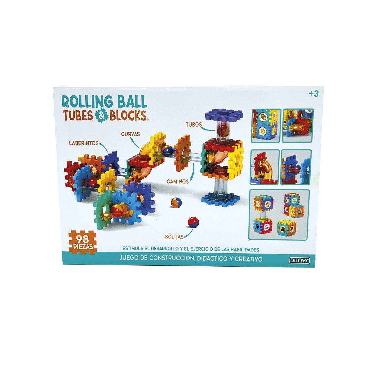Rolling Ball Tubes & Blocks 98pz