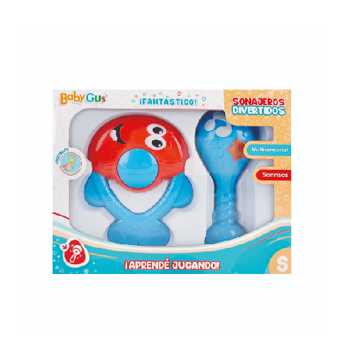 Conjunto sonajero en caja - 3mod