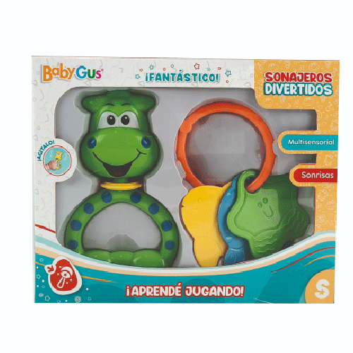 Conjunto sonajero en caja - 3mod
