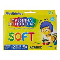 Masa soft 12 colores x 180gr