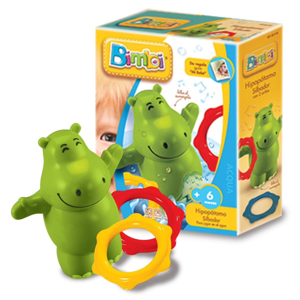 Bimbi Hipopótamo con 2 aritos