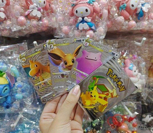 Mazo de cartas Pokemon doradas/palteadas/ negras