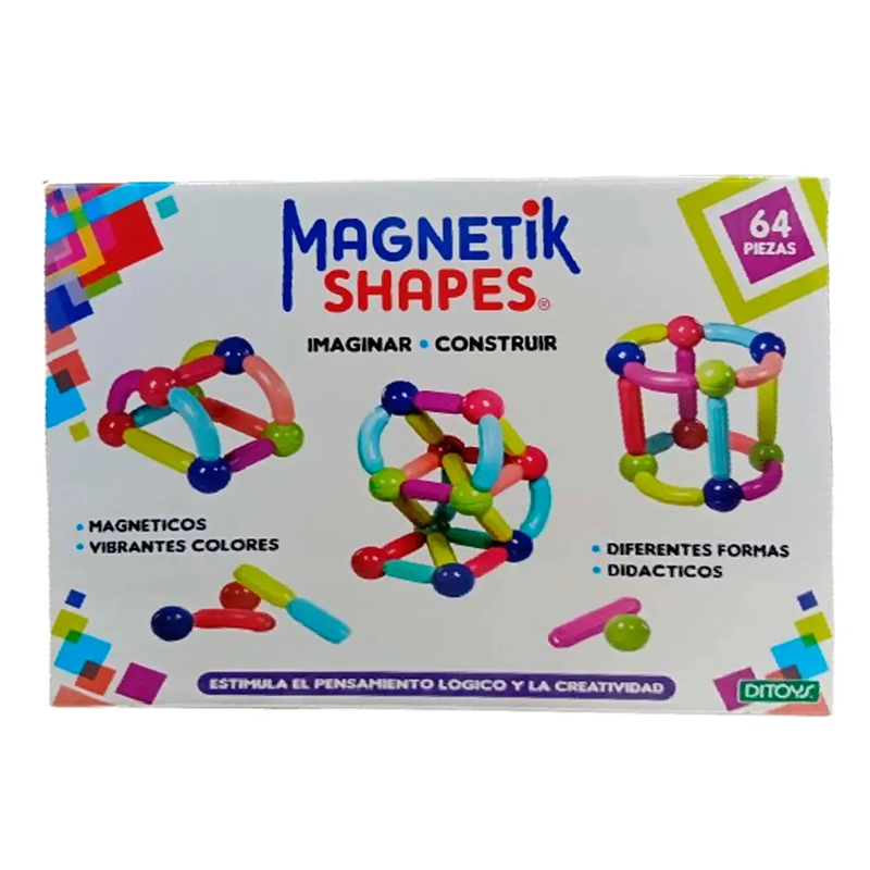 Magnetik Shapes 64pcs