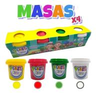 Pote de massa x 4 -42124