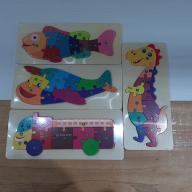 Rompecabeza de madera 4mod