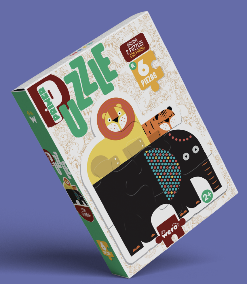 Puzzle con forma x 6pzs-WE4202