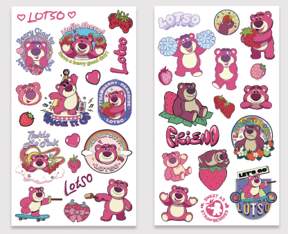 Stickers licencia uv transfer 8 mod.