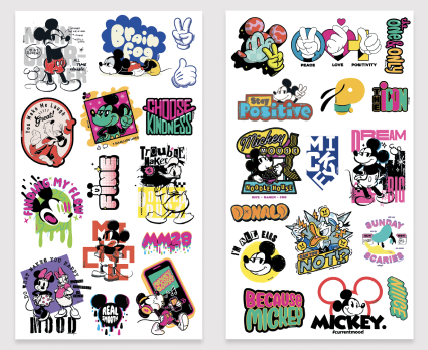 Stickers licencia uv transfer 8 mod.
