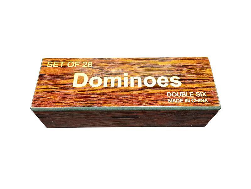 Domino en caja de madera-A202328