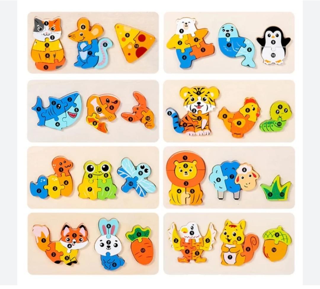  Romp de madera animales-8mod- BL9415