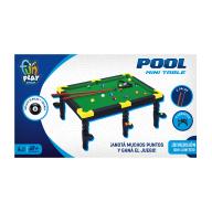 Juego de pool de mesa mini 50 X 38 cm- 57313
