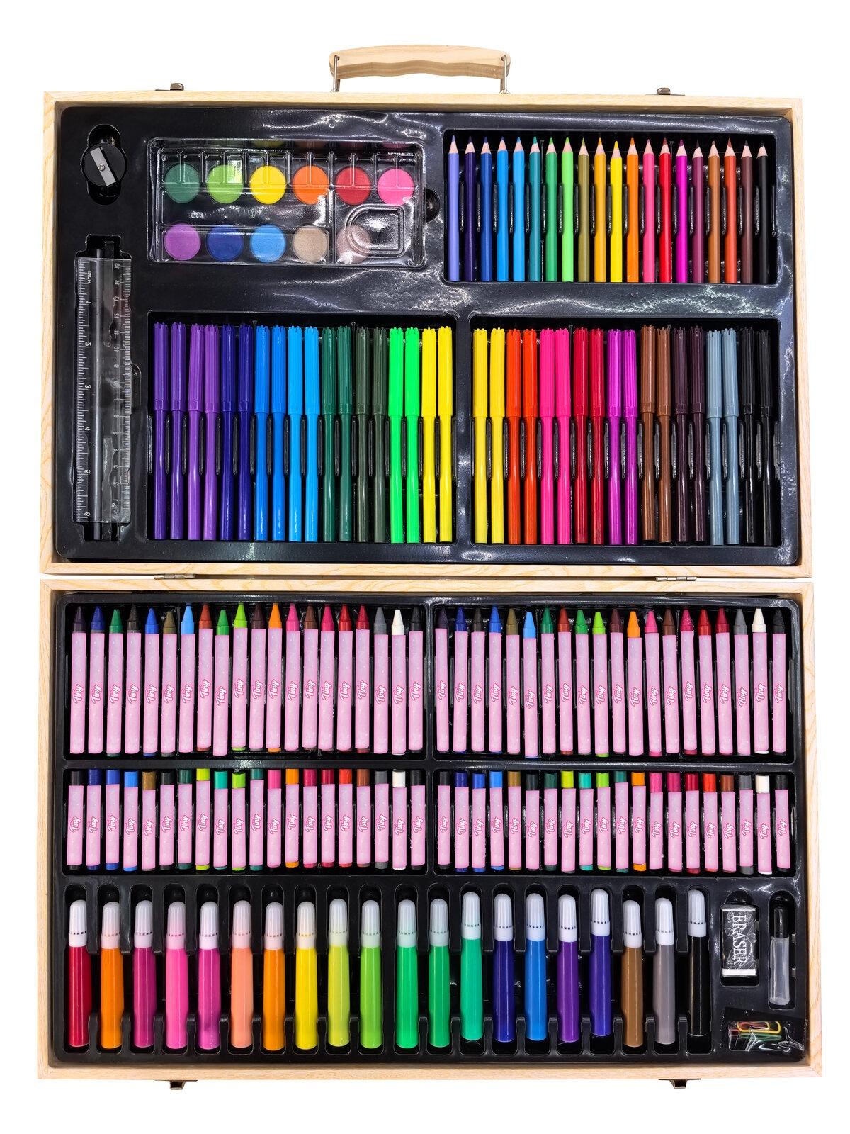 Set de arte valija de madera 220pzs Tiny-57486