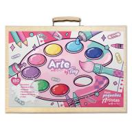 Set de arte valija de madera 220pzs Tiny-57486
