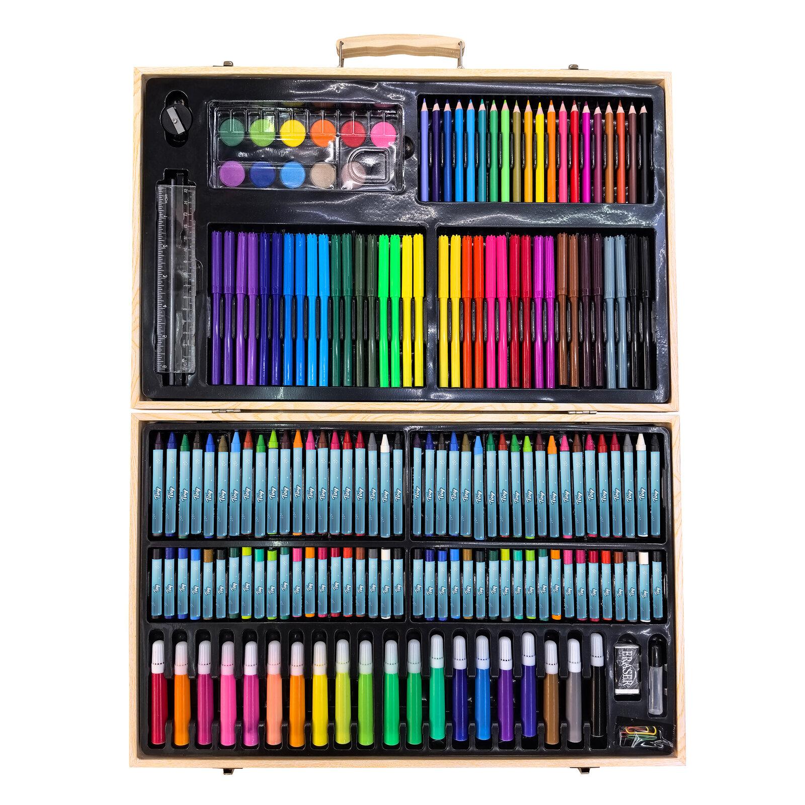 Set de arte valija de madera 220pzs Tiny-57487