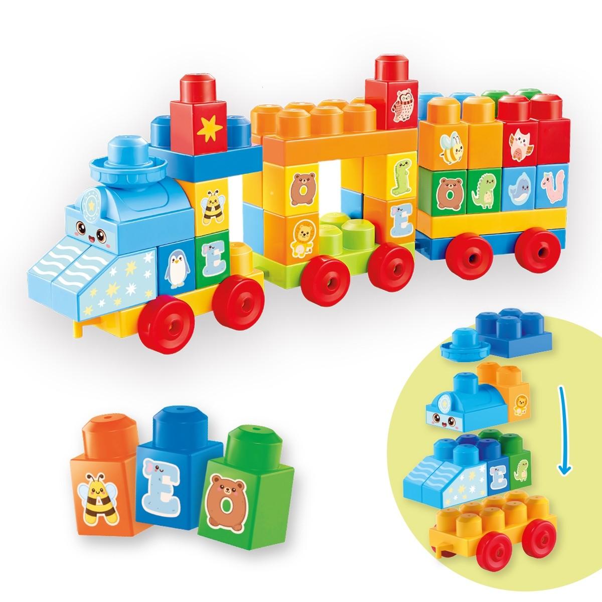 Blokoco XL Tren didáctico 56 pz-02-3902