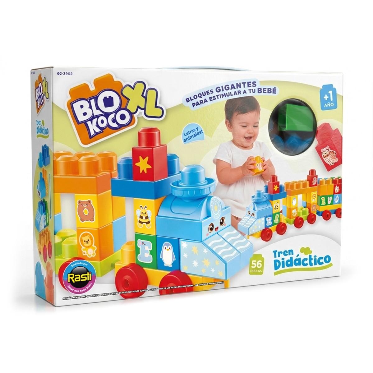 Blokoco XL Tren didáctico 56 pz-02-3902