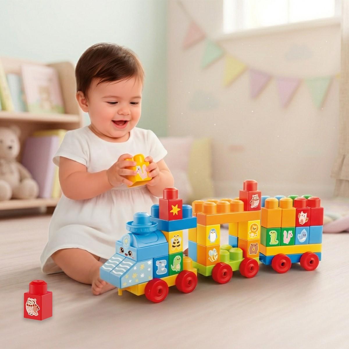 Blokoco XL Tren didáctico 56 pz-02-3902