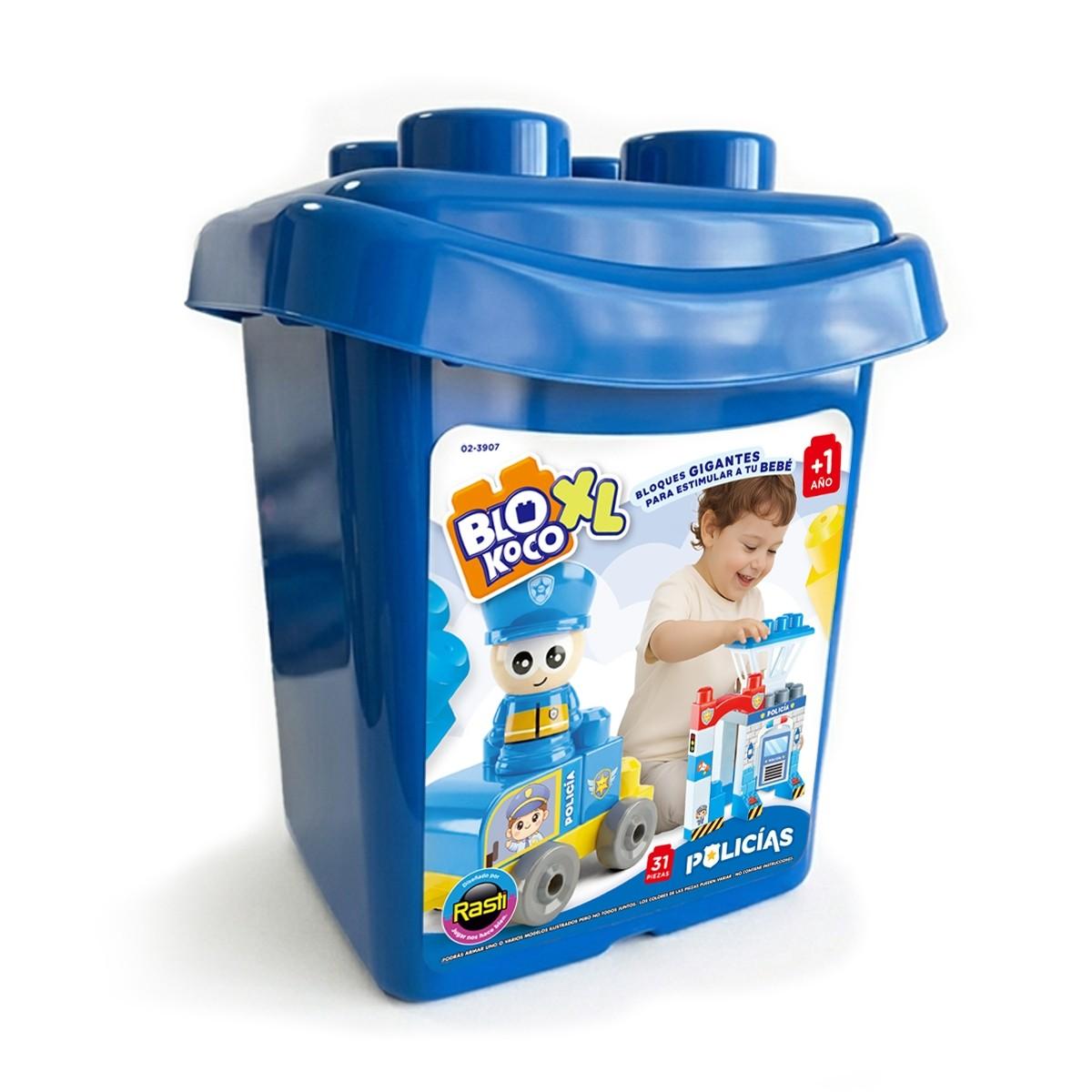 Blokoco xl balde policia 31 pz-02-3907