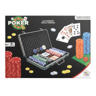 Maletin de poker 300 fichas 2 mazos 5 dados-57480