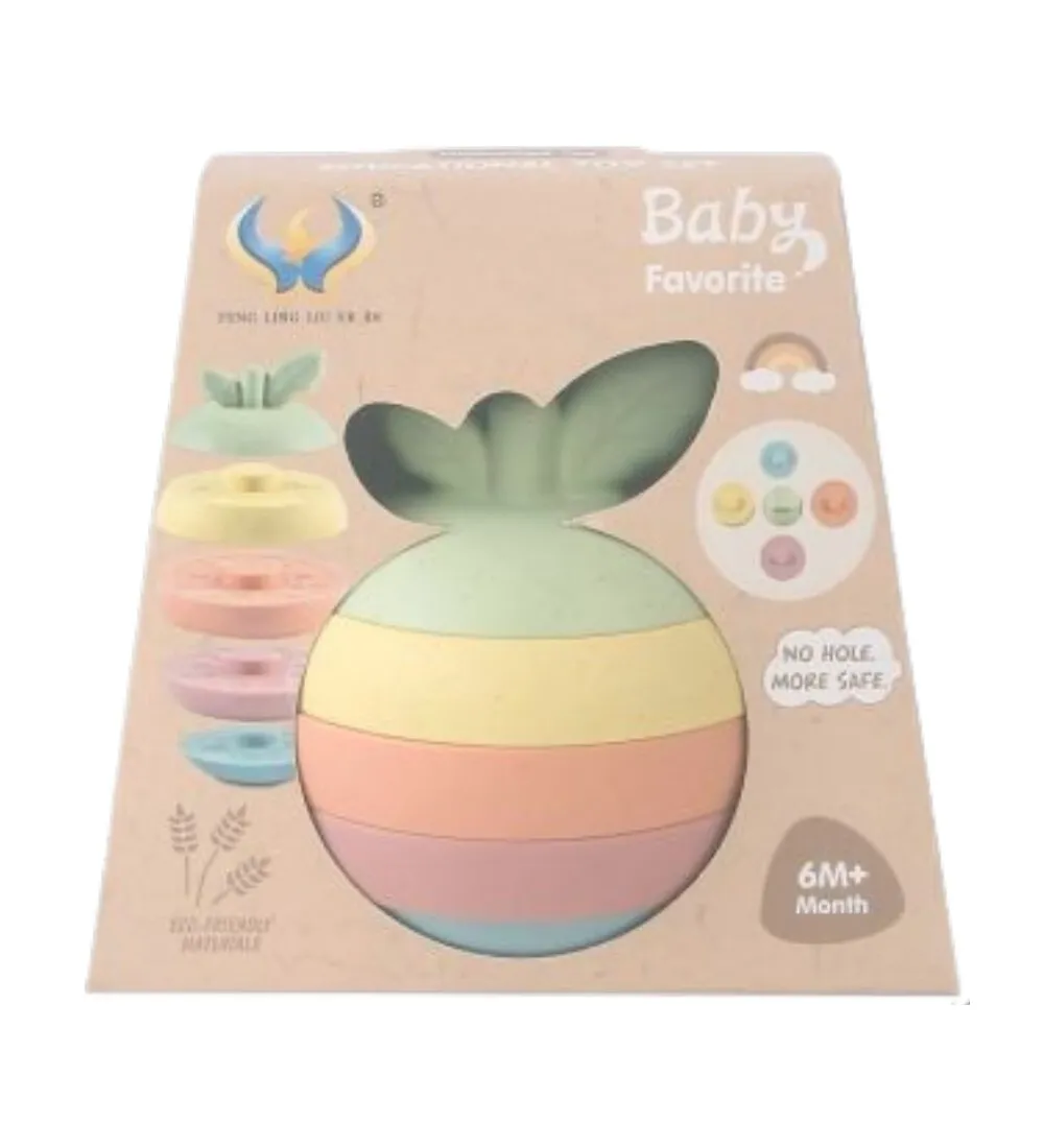 Manzana de silicona apilable - BL329