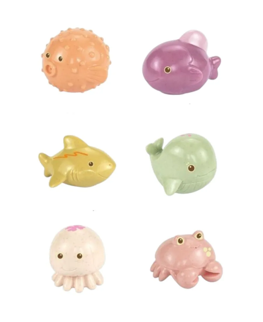 Animalitos de silicona para el agua x 6-BL336