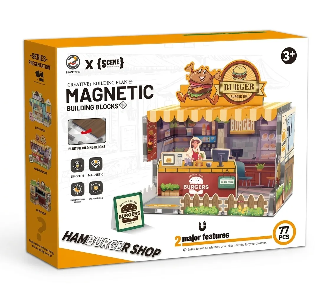 Bloques magneticos de const hamburgueseria-BL291