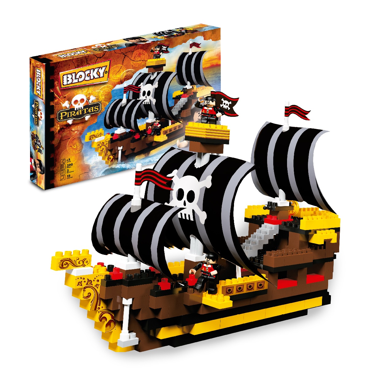 Blocky Barco Pirata - 290 pz