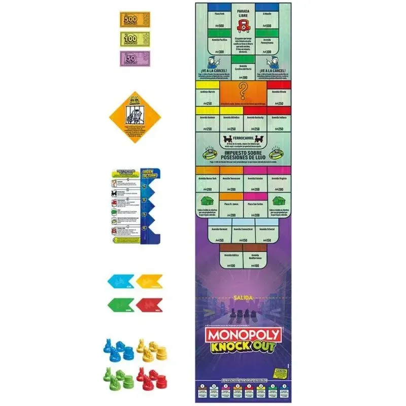 Monopoly Knock Out-F8995