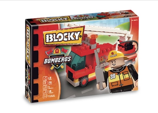 Blocky Bomberos 1 - 70 pz