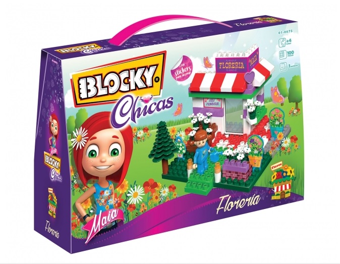 Blocky Chicas Floreria- 100 pz