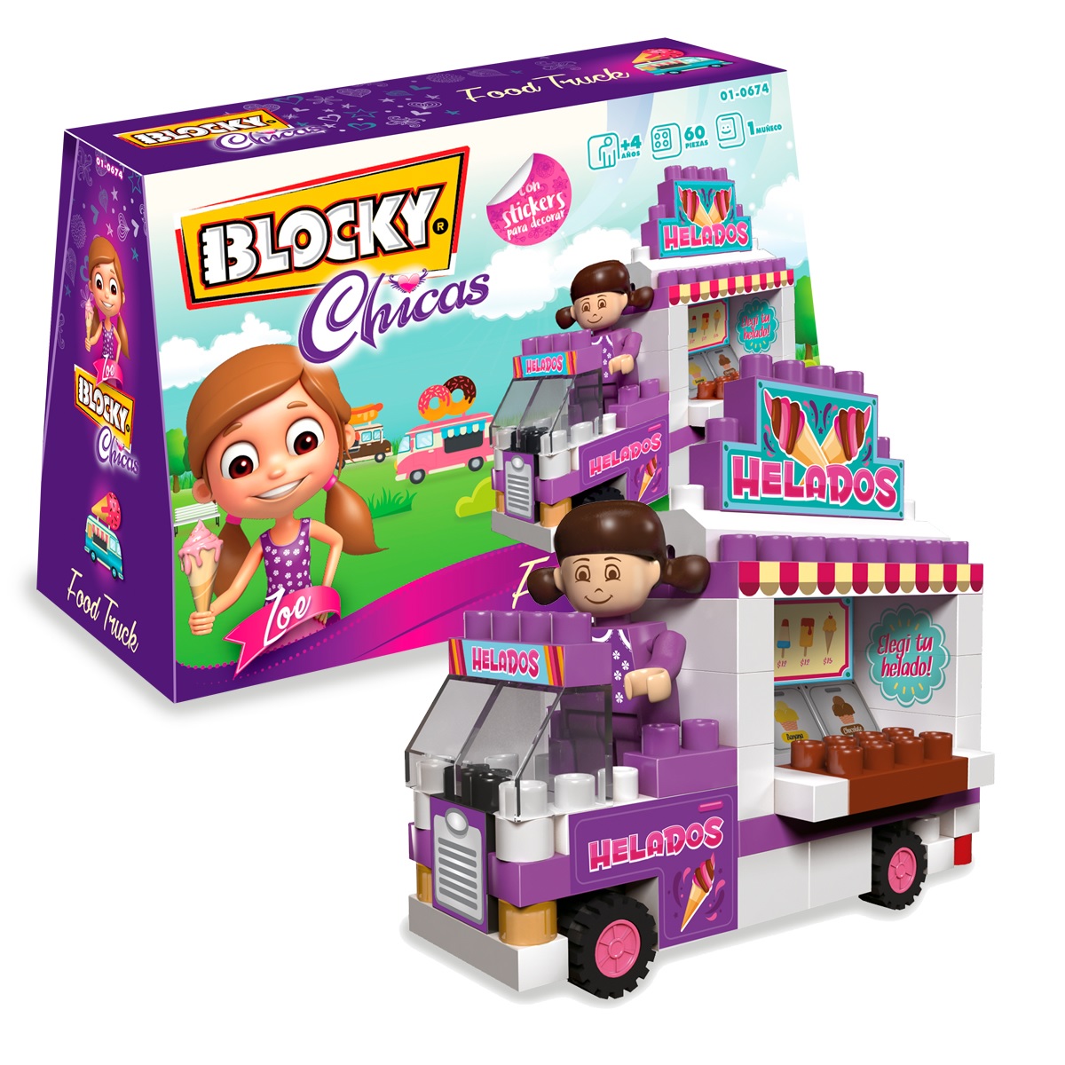 Blocky Chicas Food Truck 65 pz