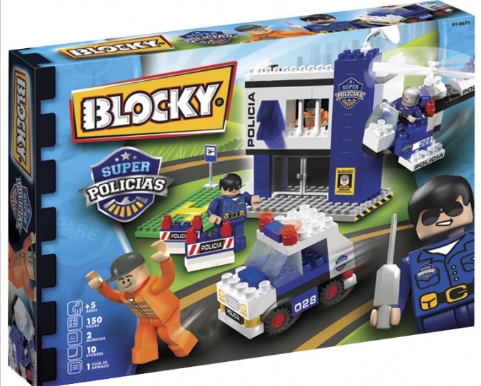 Blocky Super Policias - 150 pz