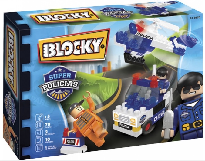Blocky Super Policias - 70 pz