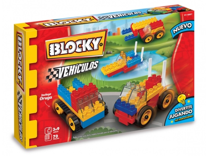 Blocky Vehiculos 2 - 70 pz