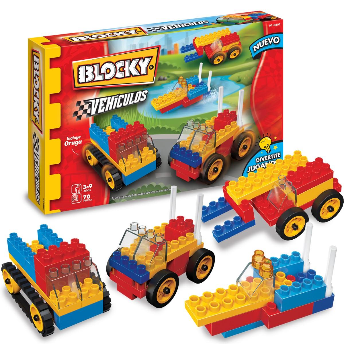 Blocky Vehiculos 2 - 70 pz