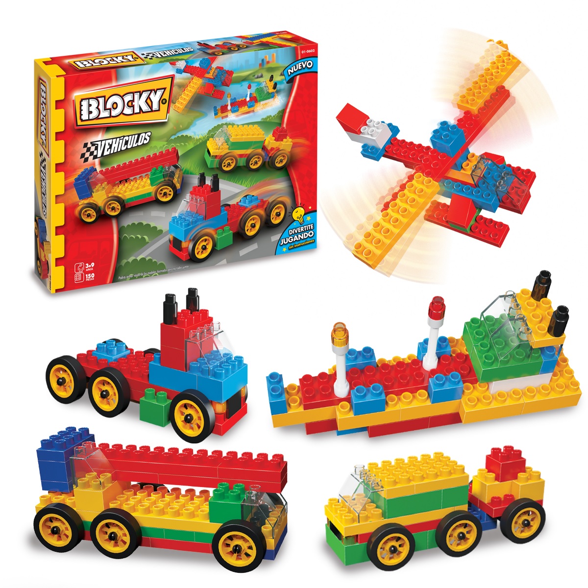 Blocky Vehiculos 3 - 140 pz