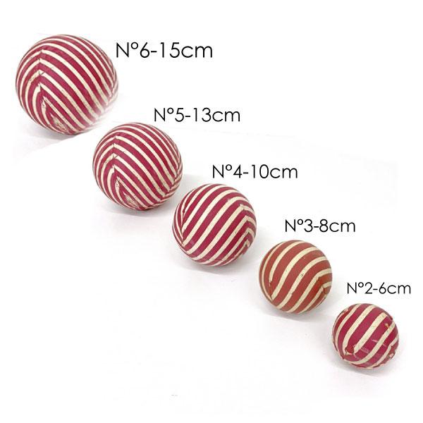 Pelota pulpo Nº2 rayada