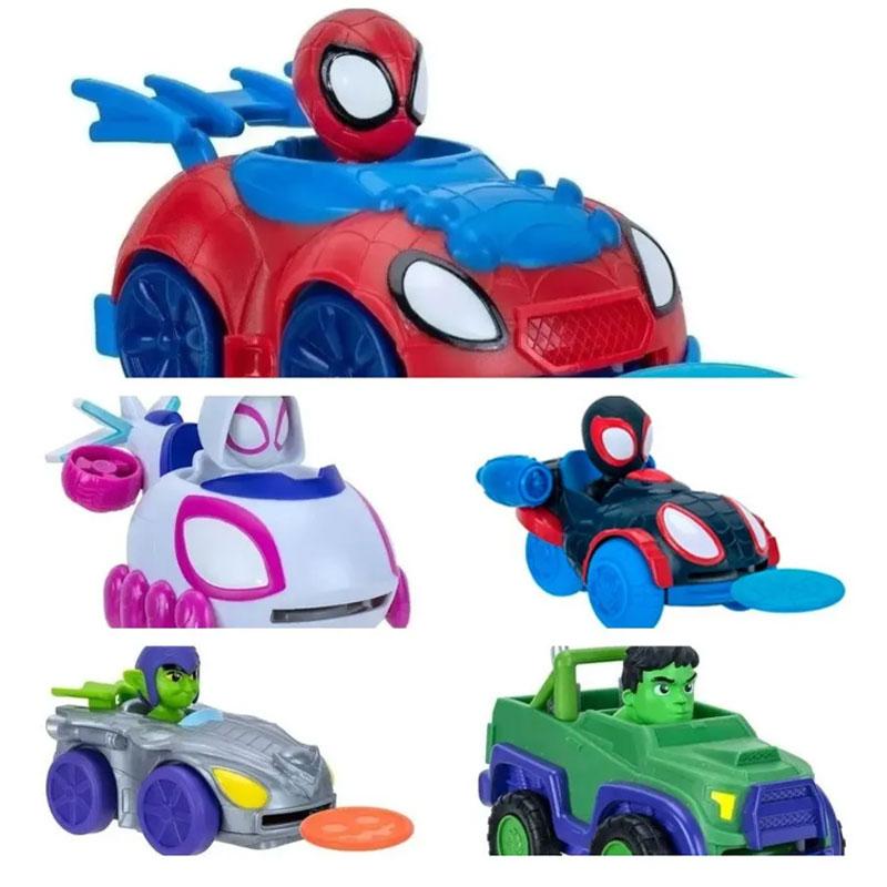 Auto Spidey c/lanza disc 5m